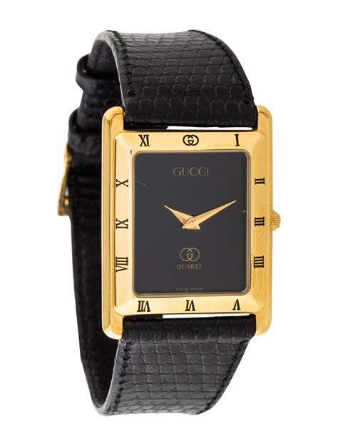 gucci rectangular watch|Gucci tank watch.